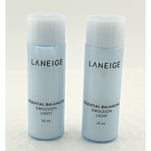 2x Laneige Essential Balancing Emulsion Light 25ml Balancing Moisturize New